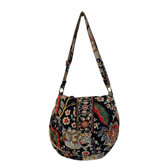 Vera Bradley Retired Pattern Versailles Crossbody Quilted Handbag Purse Y2k - Picture 1 of 9